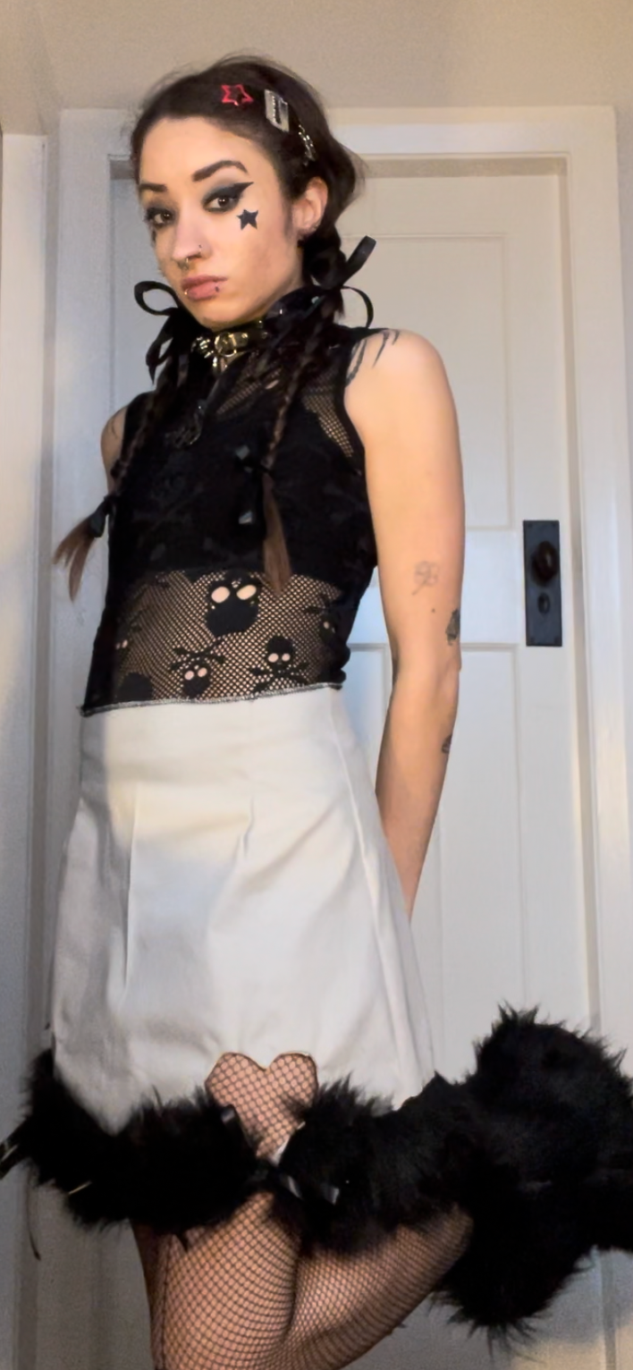 Noir Cupid Fluffy Skirt